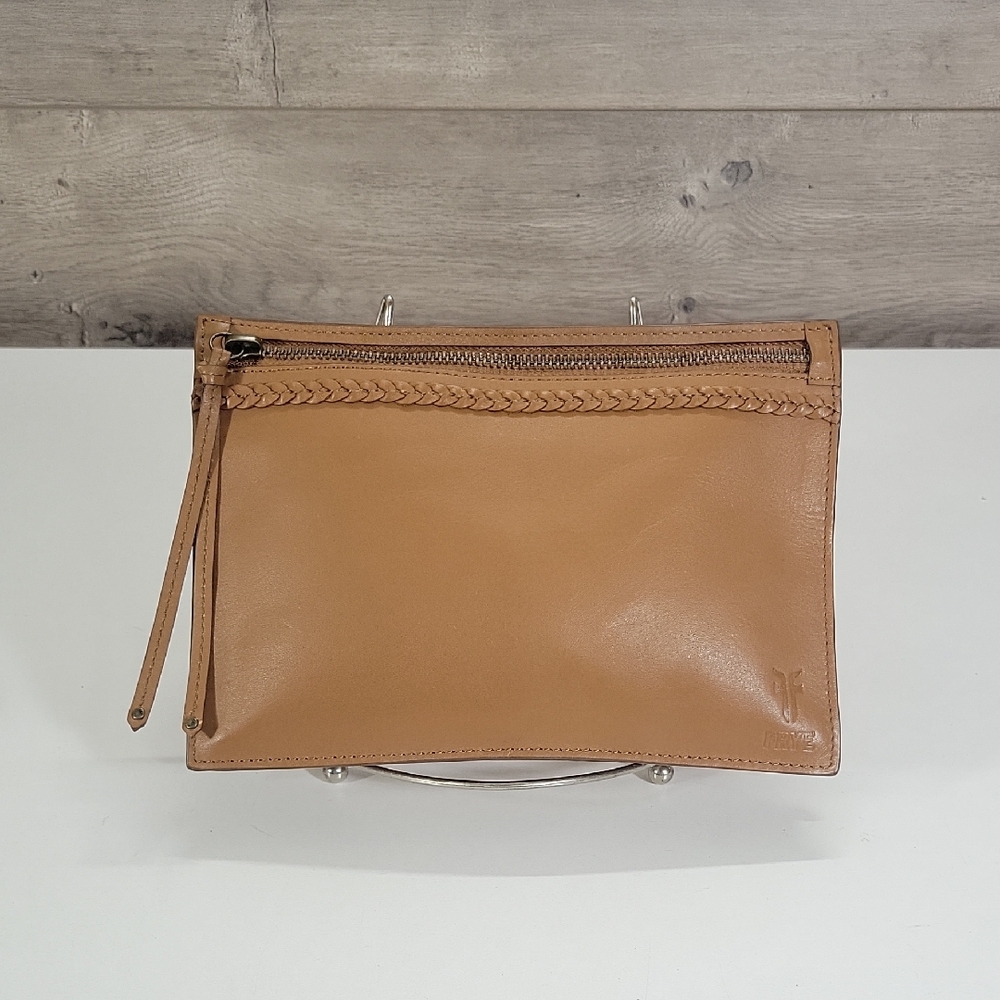 Frye Brown Leather Waist Belt Bag Sz M